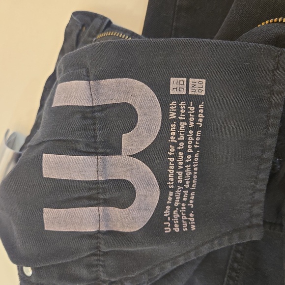 UJ Mens Slim Straight Black Jeans Size 31 - Picture 7 of 9